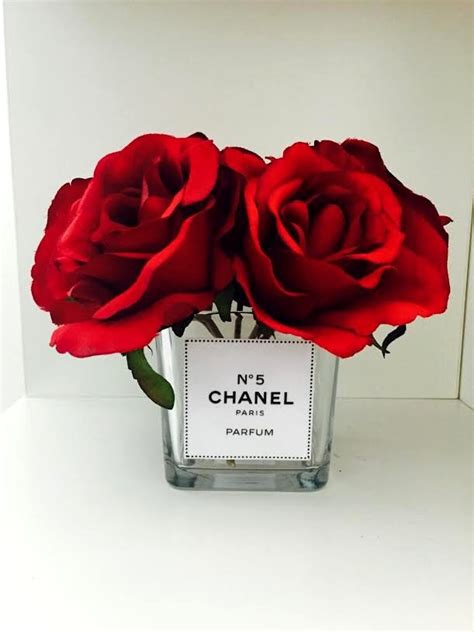 chanel inspired vase|new Chanel flower rhinestone bangle.